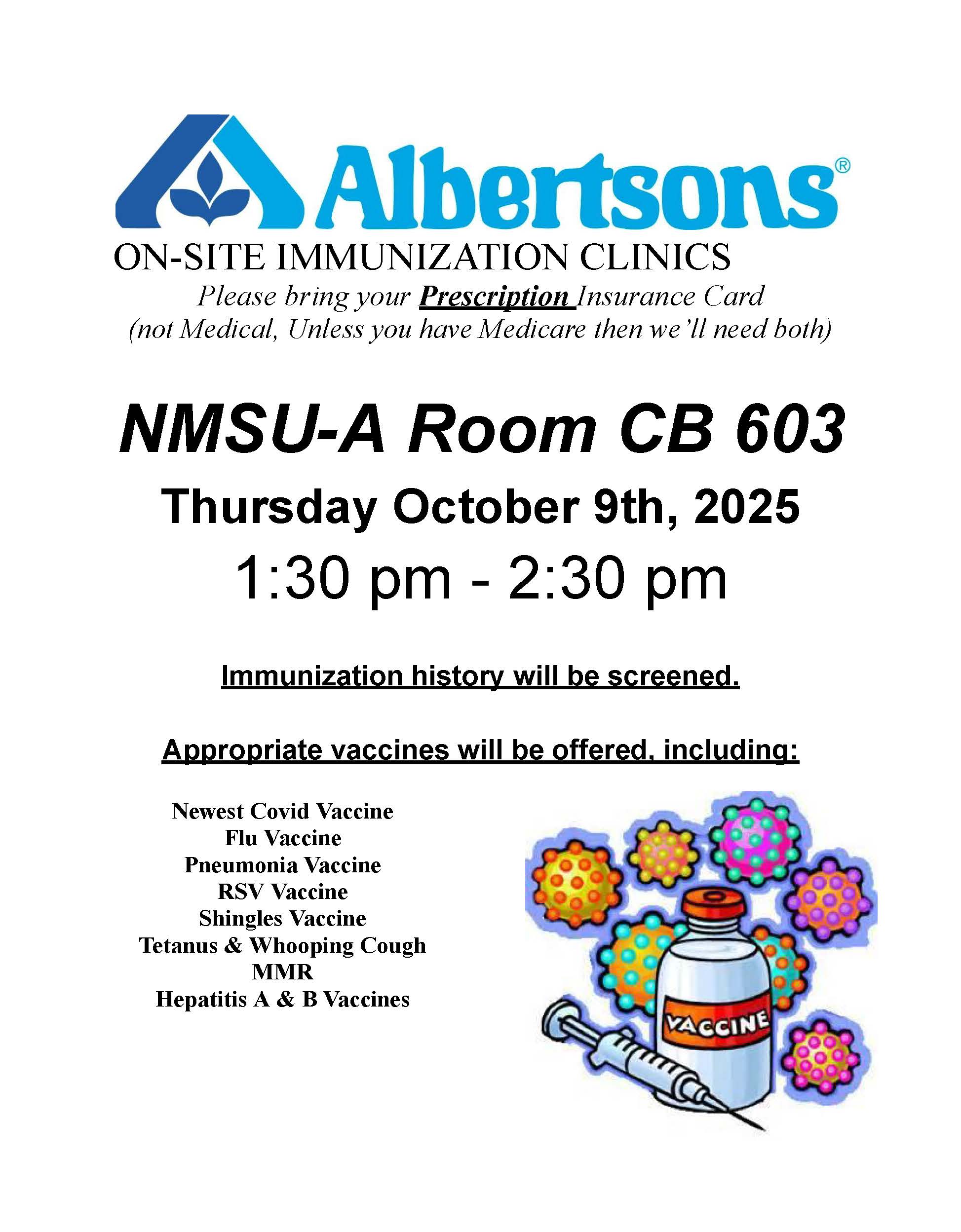 Annual On Site Immunization Clinic