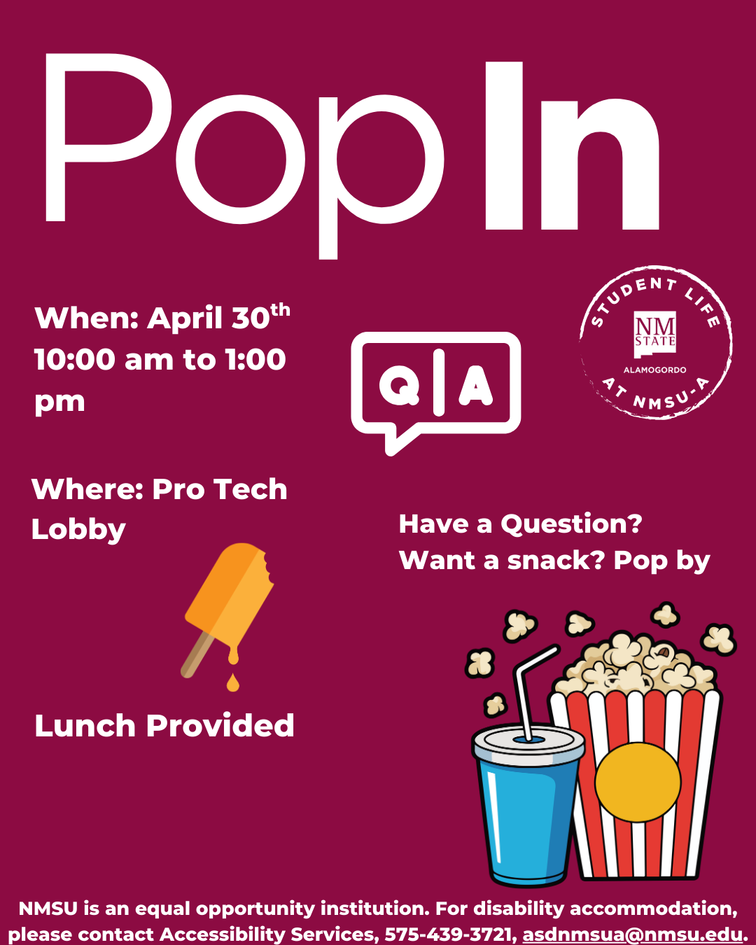 Pop In - Science Center