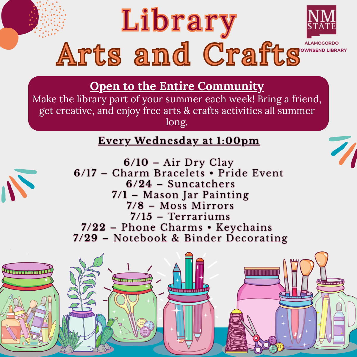 Library Arts and Crafts 