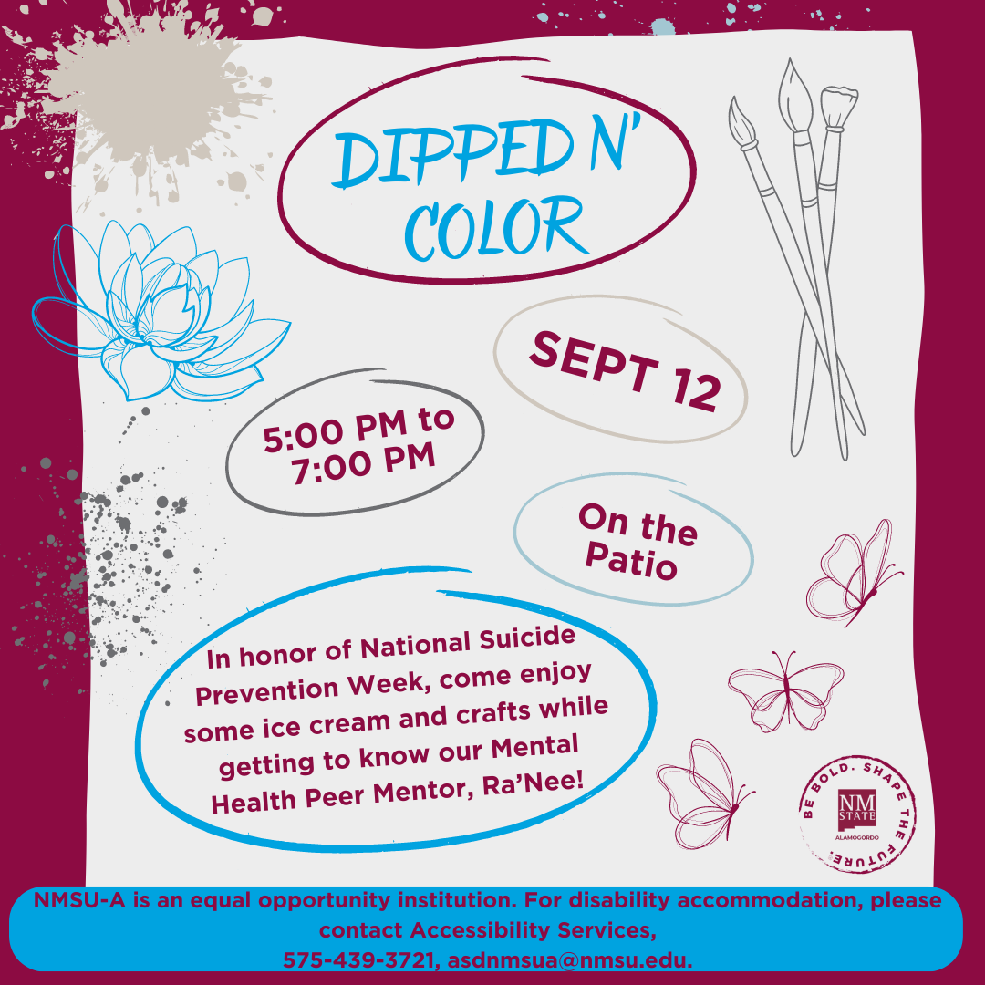 Flyer for the Dipped-N-Color