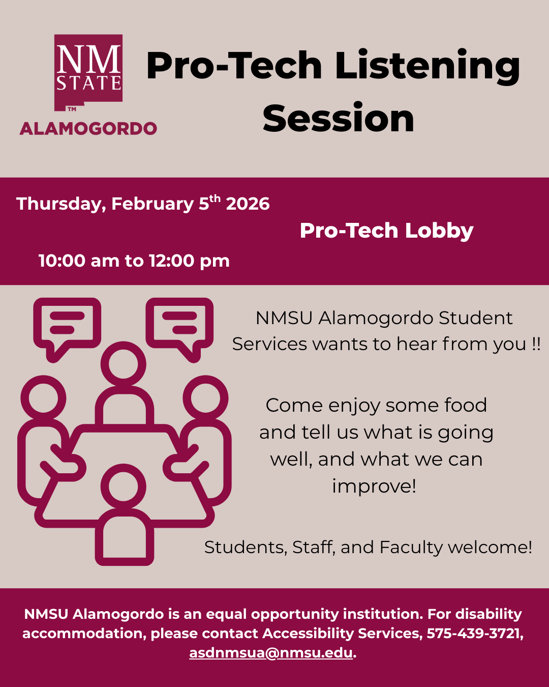 ProTech Listening Session