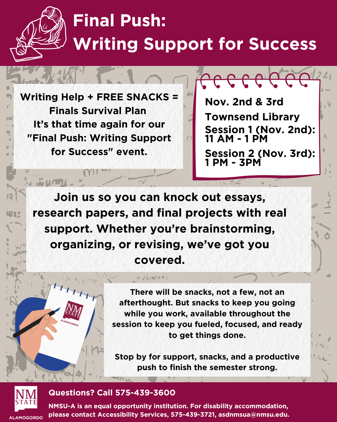 Final Push: Writing Support for Success