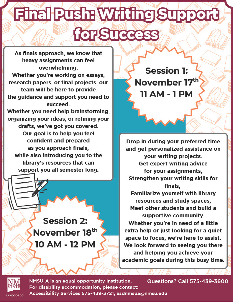 Final Push: Writing Support for Success