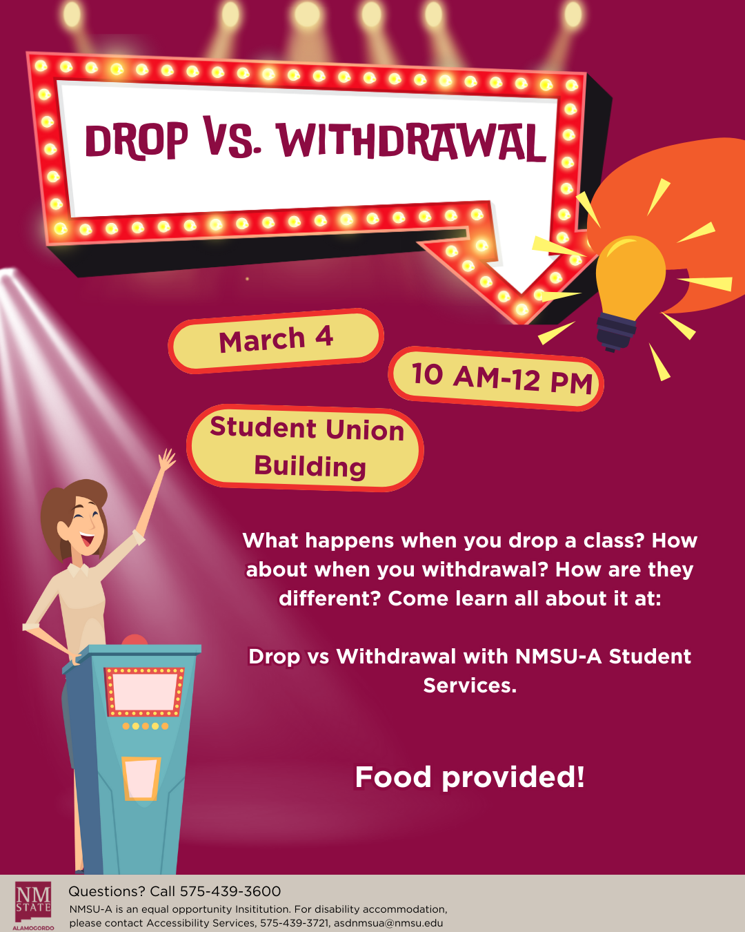 Drop vs Withdrawal