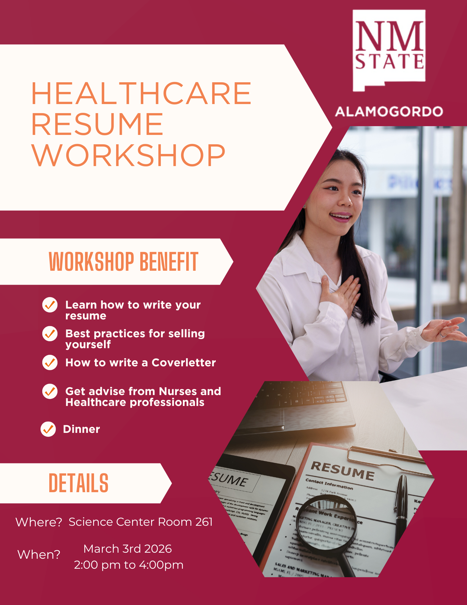 Healthcare Resume Workshop