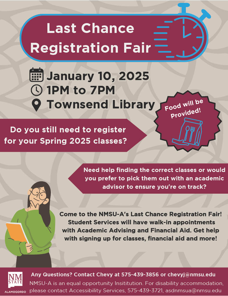 Event: Last Chance Registration Fair