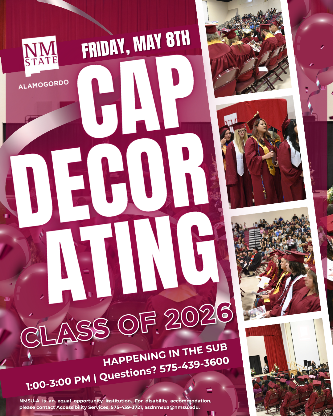 NMSUA Cap Decorating Spring 2026