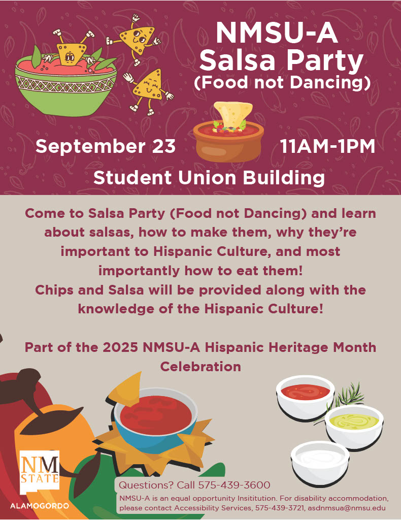 NMSU-A Salsa Party (food not Dancing)