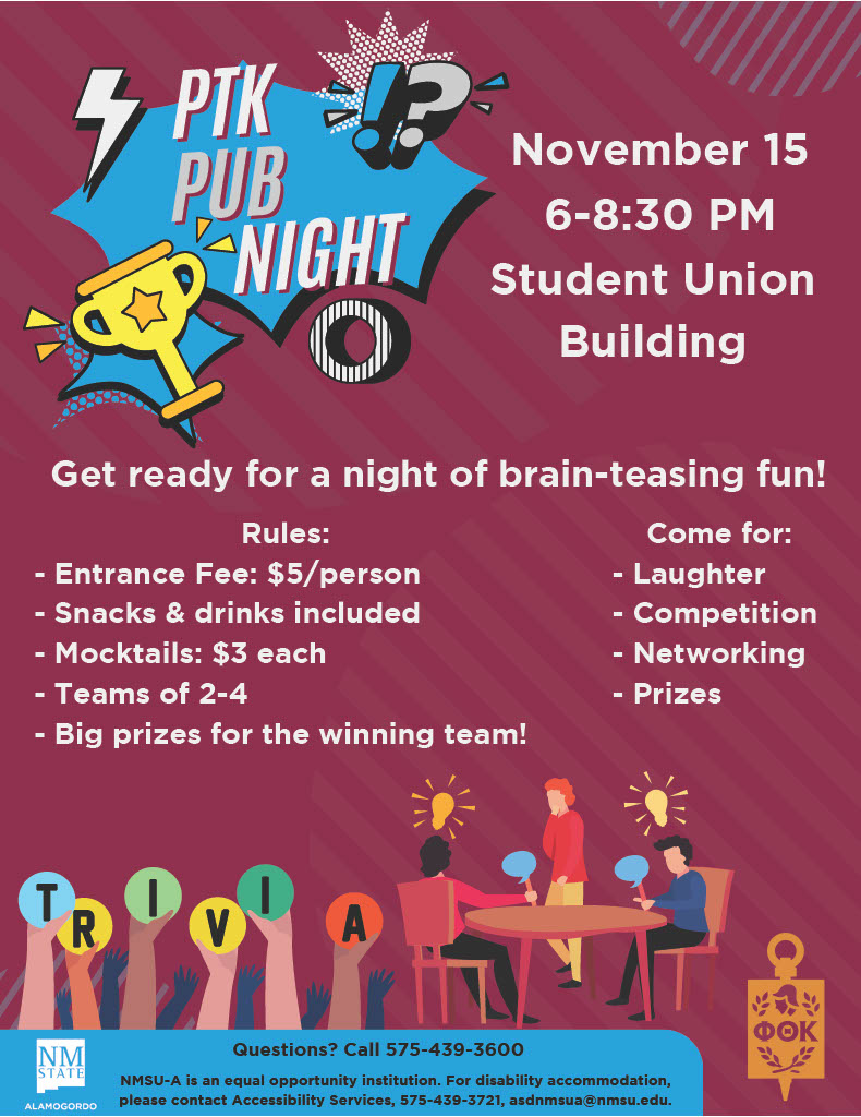 Event: PTK Pub Night