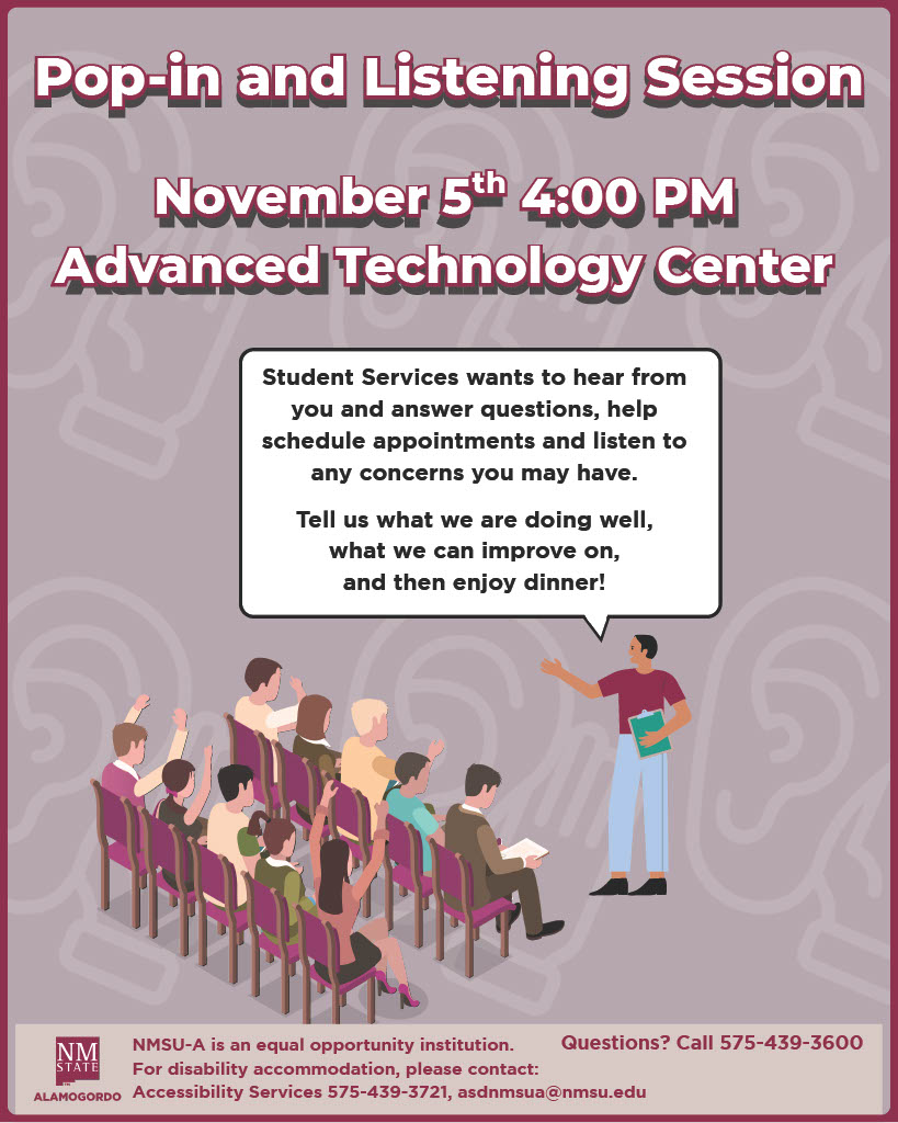 Pop-in and Listening Session