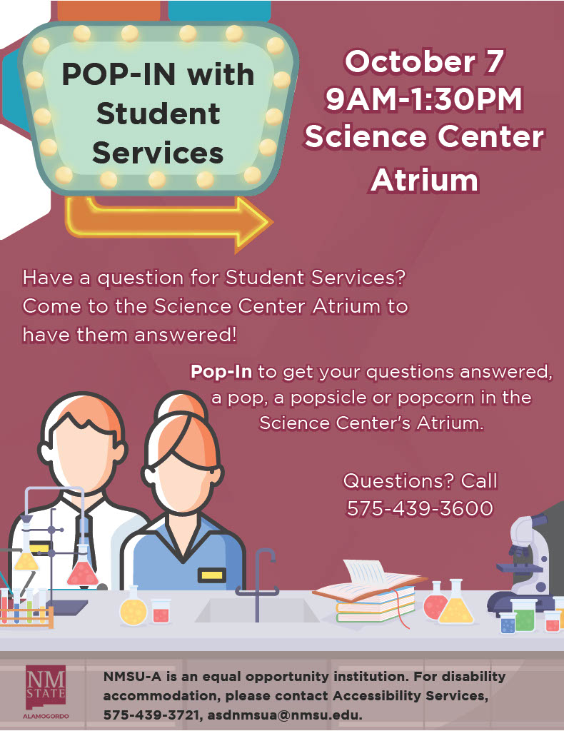 Pop-in at the Science Center