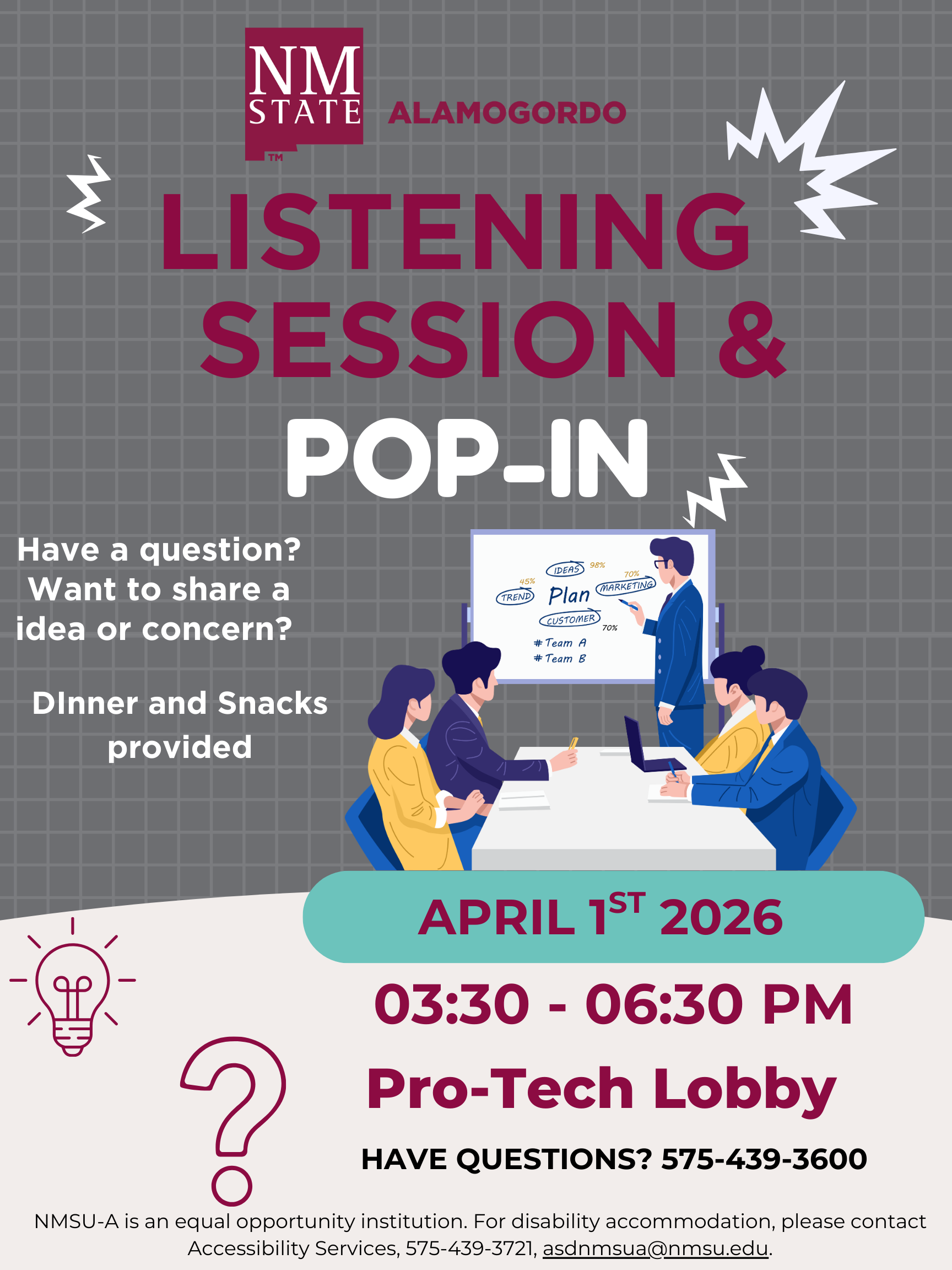 Pop In and Listening Session - Pro - Tech