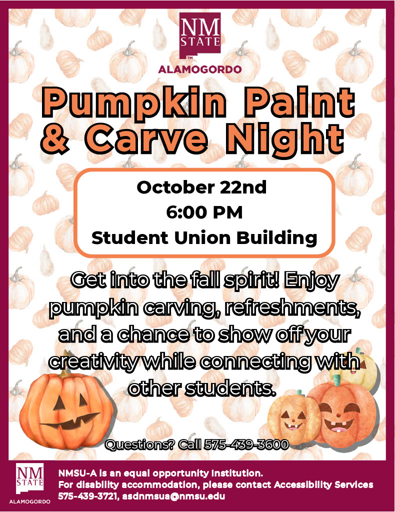 Pumpkin Paint and Carve Night