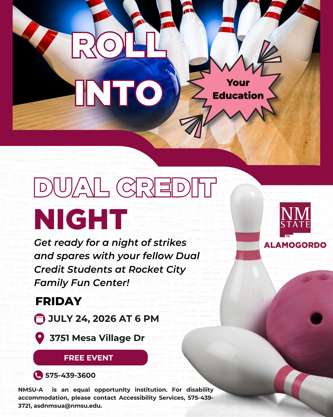Roll Into Your Education: Dual Credit Night