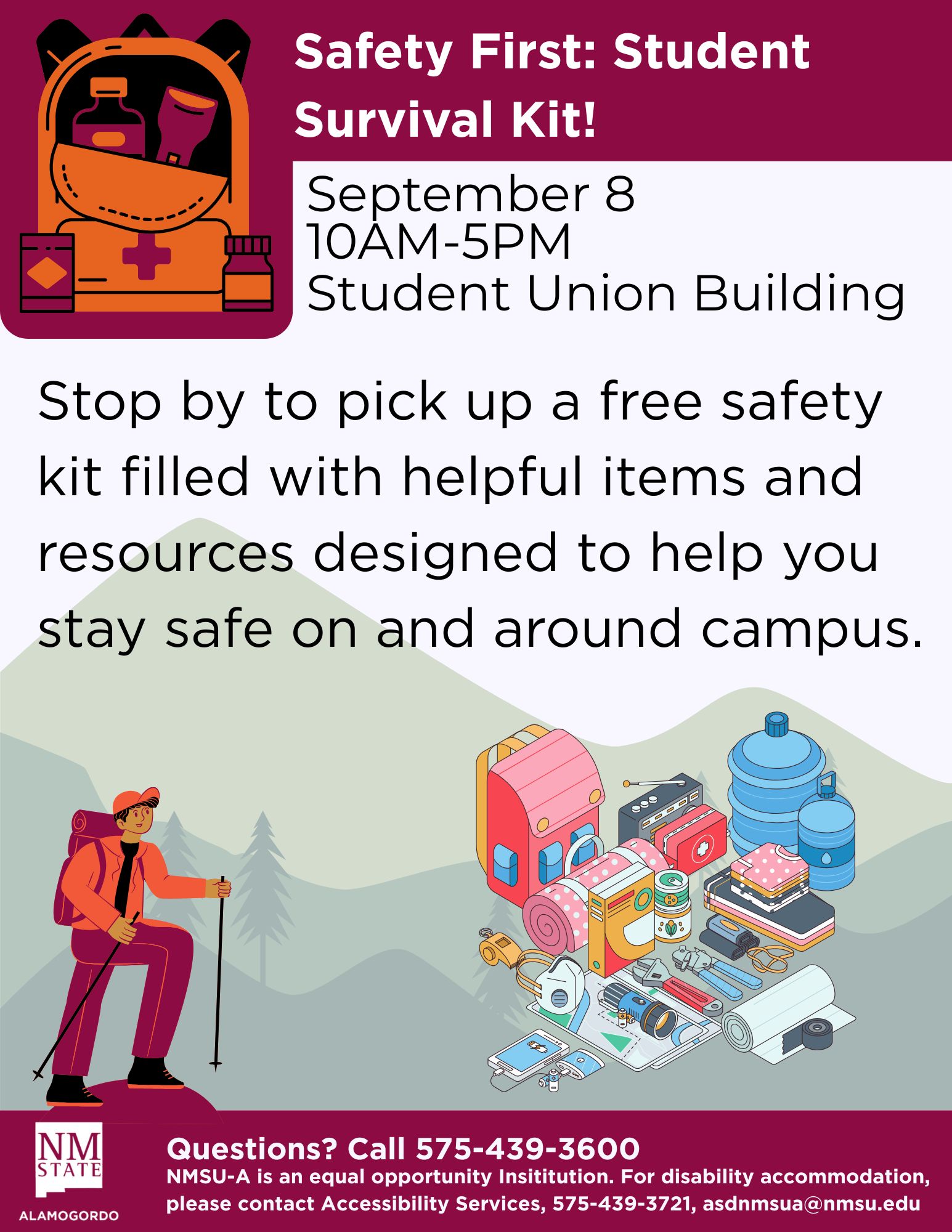 Standard Safety First: Student Survival Kit!